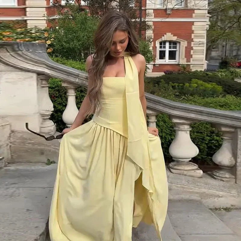 Goddess Glow Strapless Dress