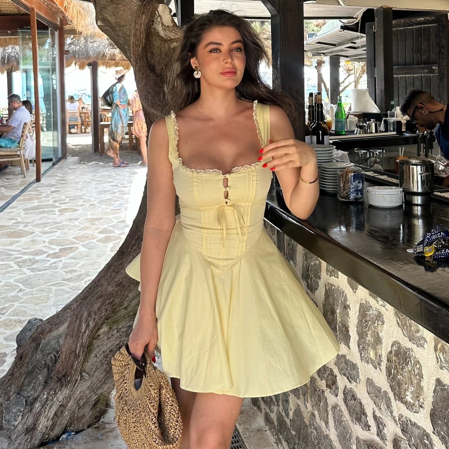 Golden Glow Dress - Sunlight Charm