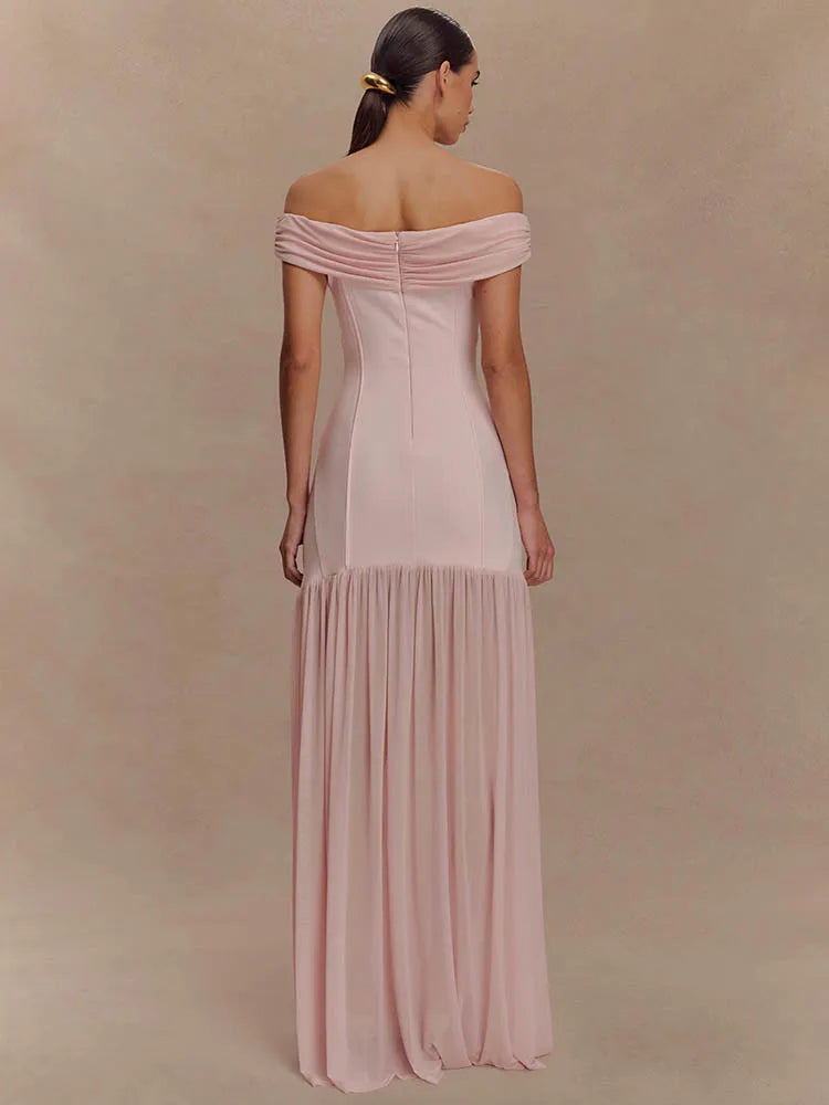 Perla Glamorous Off-Shoulder Maxi Dress