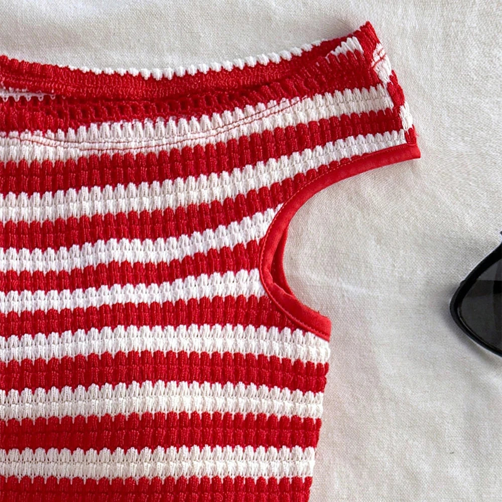Mia Muse Striped Summer Set