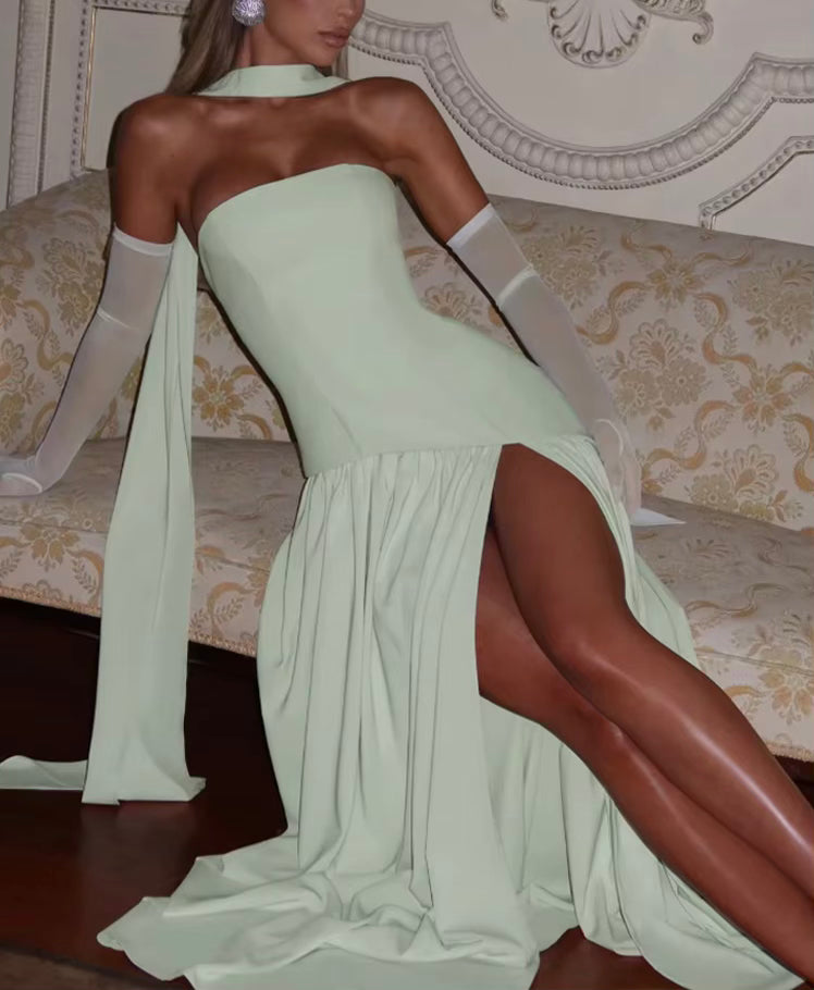 Goddess Glow Strapless Dress