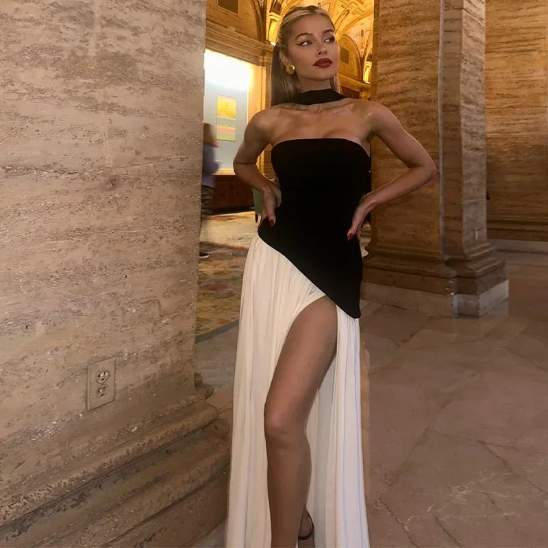 Goddess Glow Strapless Dress