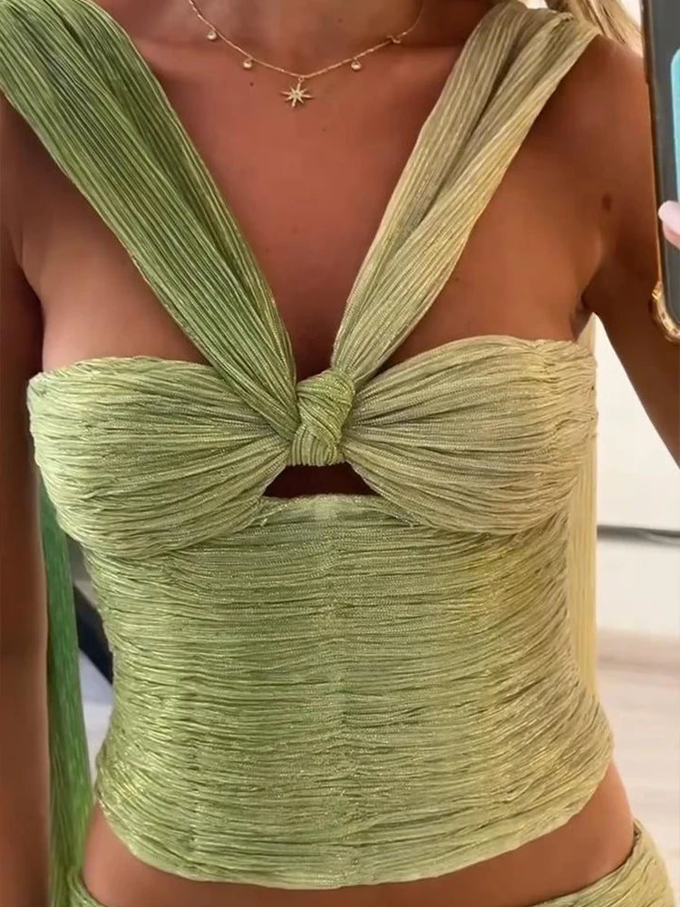 Beach Goddess Set – Gradient Maxi Look