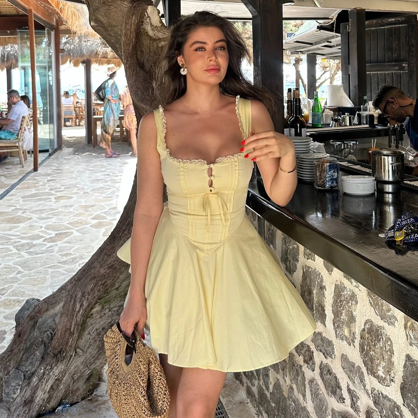 Golden Glow Dress - Sunlight Charm
