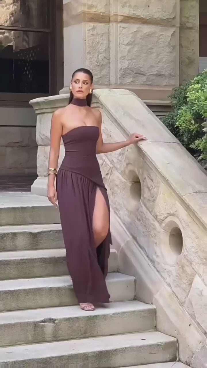 Goddess Glow Strapless Dress